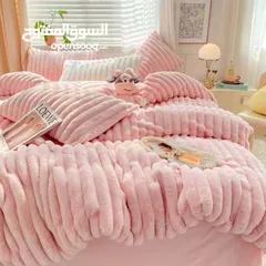  20 شرشف تخت مجوّز فرو – نعومة وفخامة بدفء ولا أروع! الشتاء عالابواب ولازمنا ألوان حلوة ودافئة