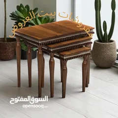  12 طاولات وسط مودرن مع أطقم سكمَلات تركي فاخرة – جودة عالية وألوان متعددة تناسب جميع الأذواق