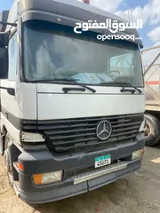  5 For sale :truck with trailer actros Abu Dhabi-almafraq 140,000 Aed