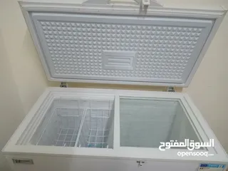  3 فريزر نيوتن ناشونال بطح  300 لتر مع 2 سلال و أبواب زجاج وموفر طاقة ++A