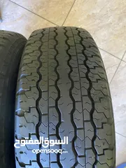  8 جوز 245/70/16 دنلوب ياباني نظيف
