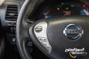  9 Nissan leaf 2013    السيارة بحالة ممتازة جدا و قطعت مسافة 87,000 ميل   فحص كامل  كلين تايتل