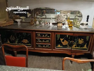  2 2 بوفيه زان احمر رسم يدوى