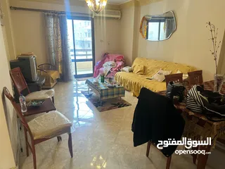  1 شقة للبيع بالفرش والأجهزة سيدي بشر بحر