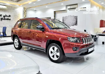  4 Jeep Compass ( 2016 Model ) in Red Color GCC Specs