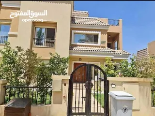  6 فيلا 3 ادوار ب اقل قسط شهري للبيع فى كمبوند سراى بجوار مدينتي فى اخر مرحله فيلات sarai new cairo