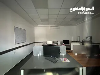  7 مكتب مفروش كامل للايجار، يصلح لشركات الصغيره و المتوسطه،