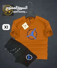  9 بيجامات رجالي شورت صيفي فري سايز خامة قطنية