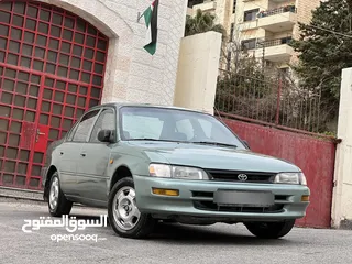  20 تويوتا كرولا موديل 1995 سياره بحاله جيده