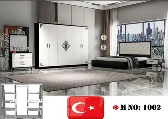  3 غرف نوم تركي 7 قطع مميزه شامل تركيب ودوشق الطبي مجاني