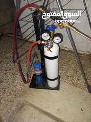  1 طقم اوكسجين مع غاز شبه جديد  470 ش من الآخر ملان  سعرو جديد 700