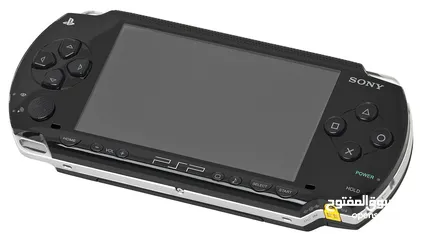  1 PSP مع رام وألعاب وشاحنه