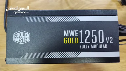  1 .cooler master MWE GOLD 1250 - V2 FULL     MODULAR