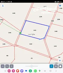  4 للبيع قطعه ارض 10 دونم شارعين  في الزباره من اراضي الموقر حوض الفالج الغربي