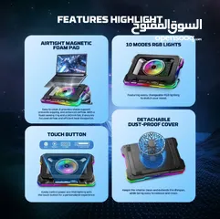  3 ستاند تبريد لابتوب FANTECH NC22 جديد من BLUE BELT
