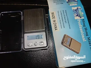  1 ميزان ذهب  جيب صغير و دقيق جدا 4 اصفار   موازين الذهب و مستحضرات مواد اوليه  الثمينه