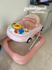  4 Giggles baby cot and baby walker