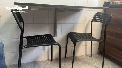  3 Ikea  kitchen table  fold it