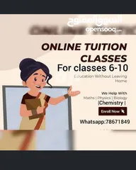  1 Online Tution for classes (6-10)