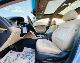  8 هيونداي سوناتا 2015 وارد الوكالة مالك واحد بحال الشركة أعلى صنف ممشى قليل 7 جيد