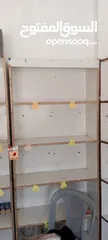  6 رفوف خشب سوبر ماركت