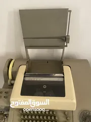  2 1960s-1970s practical ASR33 Teletype/teleprinter/telex terminal with ticker tape