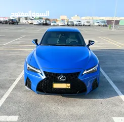  3 ver clean Lexus IS 350 F sport - rare blue color - full options