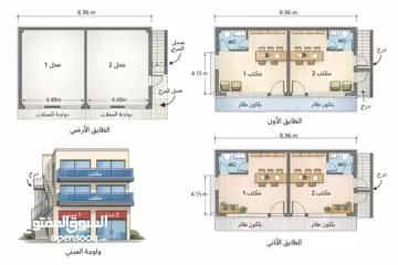  12 فرصة استثمارية وسط طولكرم – 55م2 (محلات + بيت) — للجادين فقط