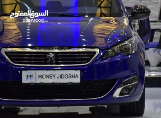  4 Peugeot 308 GT-Line ( 2016 Model ) in Blue Color GCC Specs