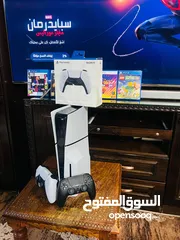  4 Playstation 5 Slim Blueray  بلاستيشن 5 سلم