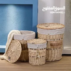  20 تشكيلة سلال القش ولقماش اشي بجنن ومتكتك