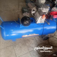  2 كمبريصة هواء ضاغط هواء 150 لتر