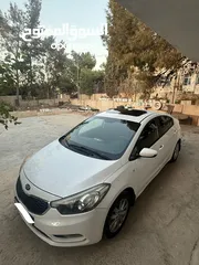  22 كيا k3 سيراتو 2014 مع فتحة سقف نخب بنزين
