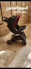  1 عرباي و كرسي سيارة graco