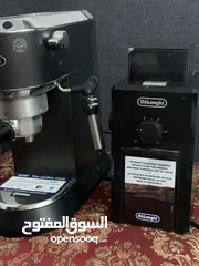  2 ماكينه صنع قهوة مع المطحنه هدية بسعر ممتاز