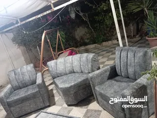  2 طقم كنب مستعمل بحاله جيده