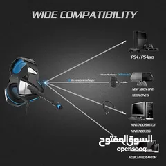  7 Raxinbang Headset 3.5mm Gaming Headset LED (New condition box slightly damaged)