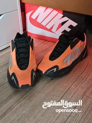  2 Adidas Yeezy 700 MNVN Orange Size(US):9