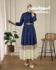 2 فستان كلوش خامه جوسيكا الوان ناااار