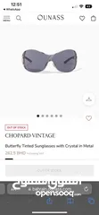  10 CHOPARD VINTAGE Butterfly Sunglasses with Crystal