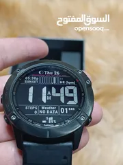  8 جارمن فينيكس Garmin fenix 6X sapphire نظيفة جدا كالجديدة بدون خدوش