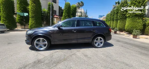  12 كاش أو اقساط من المالك AUDI Q7 2013 SLINE ممشى قليل 3.0cc سوبر تشارج فل كامل أعلى صنف فحص كامل