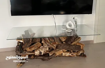  1 Tv table unique wood