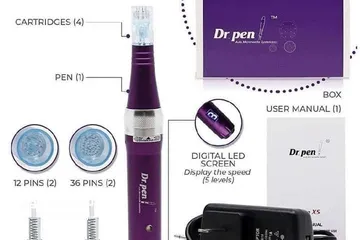  12 جهاز ديرما بن متوفر نوع شحن  او كهرباء 5 سرعات  دكتور بن ULTIMA X5  ديرمابن dermapen للعنايه بالبشره