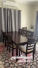  4 DINING TABLE solid wood (8 chairs)