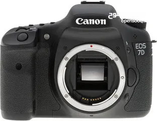  1 Canon  eos 7 d للبيع مع عدستين