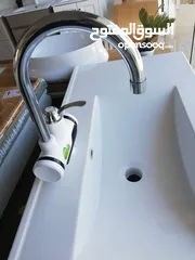  8 حنفيه مغسله او مجلى التسخين الماء الفوري مزوده بنظام ايكو لتوفير الكهرباء حنفية