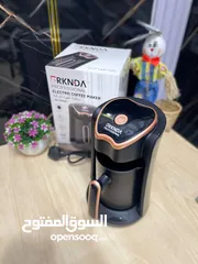  4 صباحك قهوة تركية على أصولها؟ مع ماكينة BRKNDA... فنجانك صار تحفة! تصميم أنيق