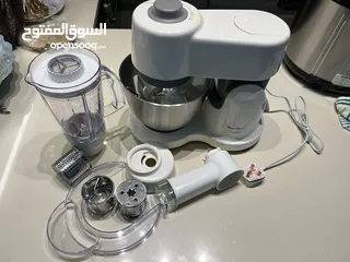  3 خلاط، قشارة، عجانة  Moulinex QA200 Masterchef compact صناعة فرنسية اصلية