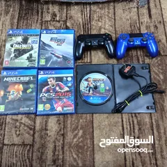  2 جهاز PS4 FAT 2 و PS2 SCPH-90006  والجهاز قابل للتفاوض
